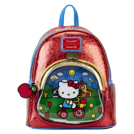 Loungefly Sanrio Hello Kitty 50th Anniversary Coin Bag Metallic Mini Backpack