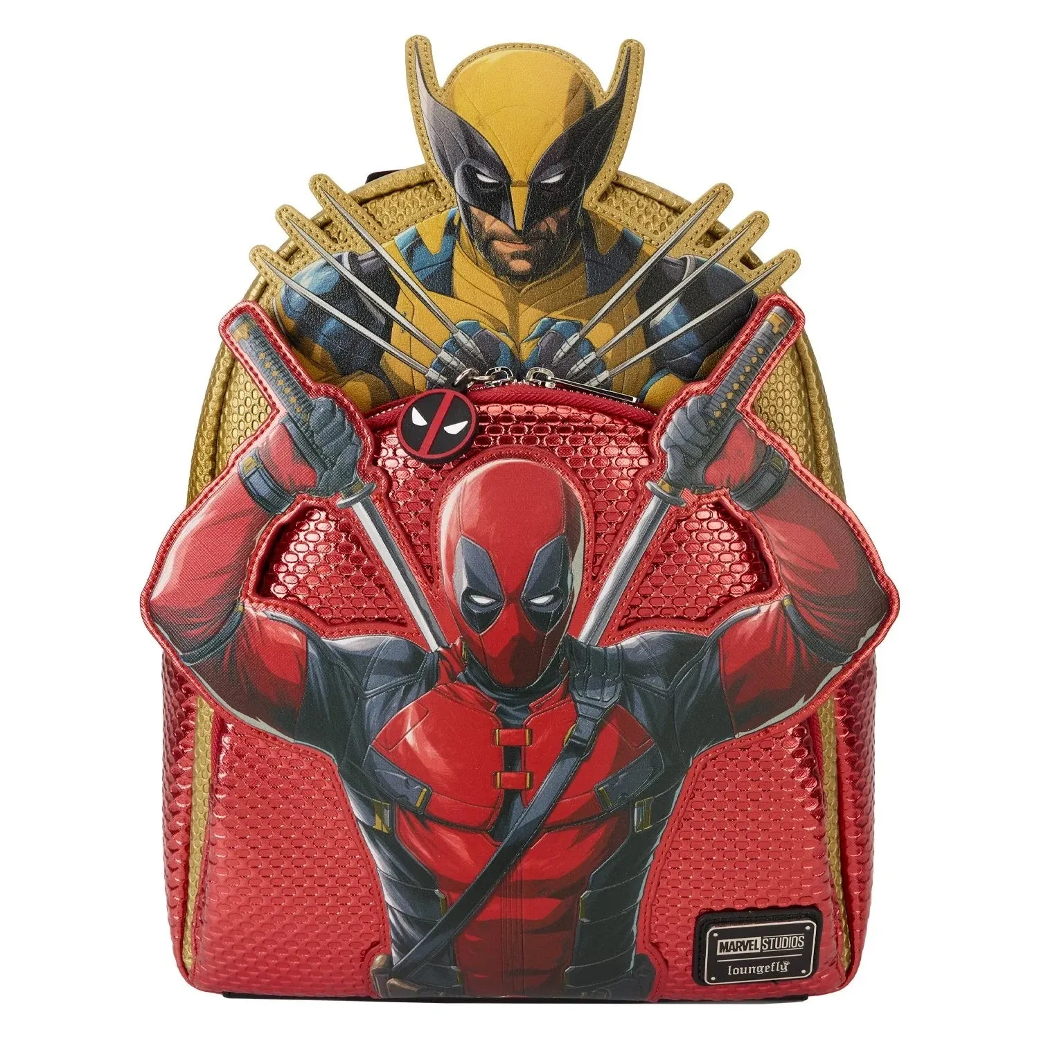 Loungefly x Marvel Deadpool & Wolverine Mini Backpack