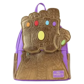 Loungefly x Marvel Shine Thanos Gauntlet Mini Backpack