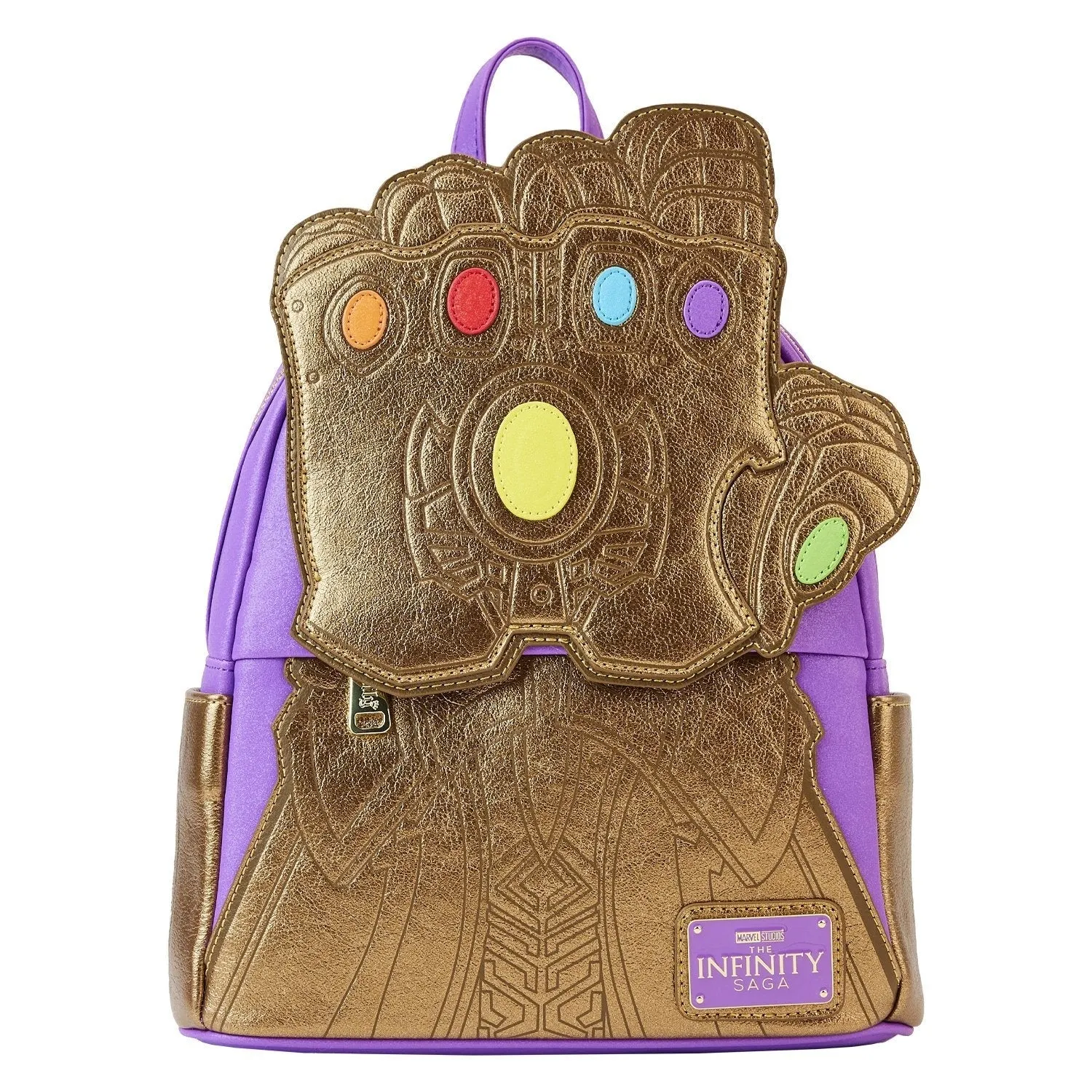 Loungefly x Marvel Shine Thanos Gauntlet Mini Backpack