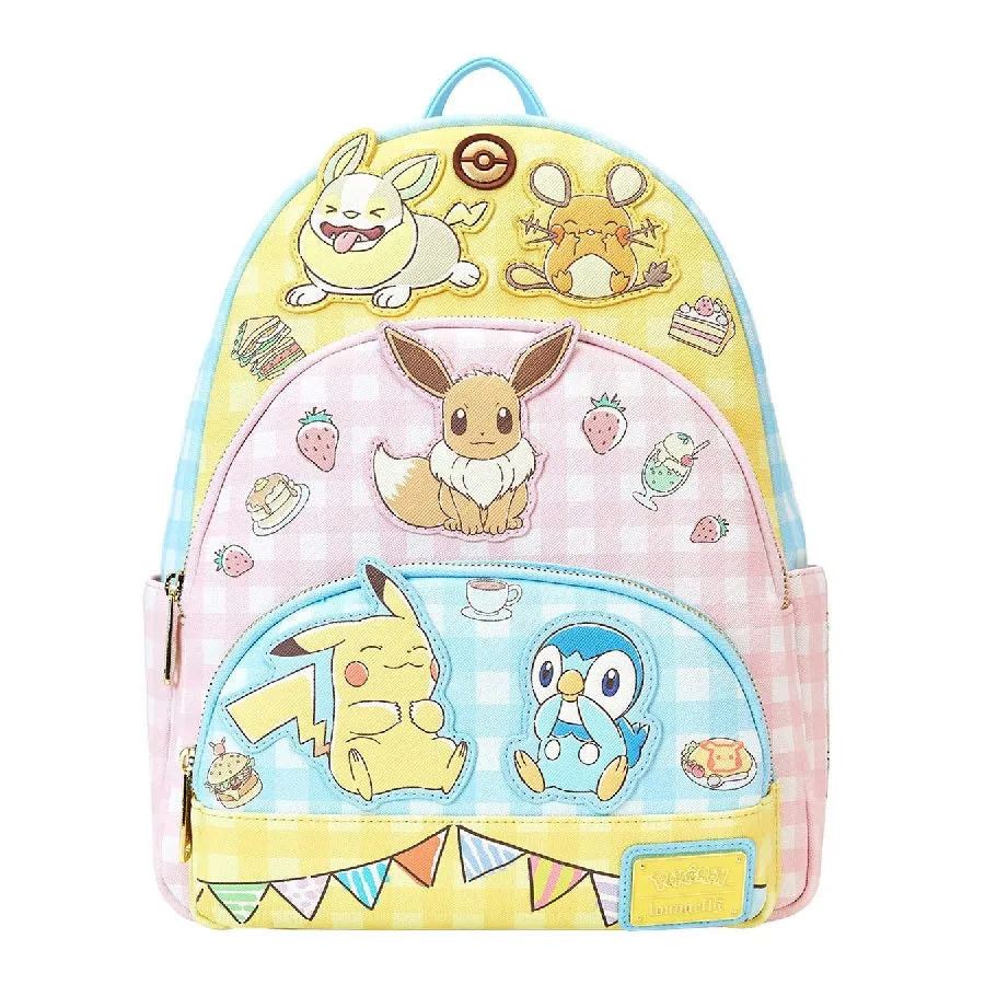 Loungefly x Pokemon Cafe Triple Pocket Mini Backpack