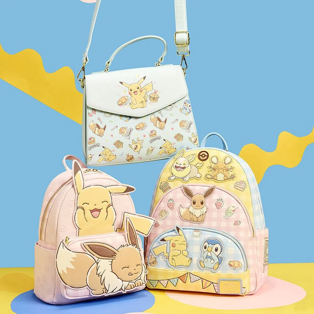 Loungefly x Pokémon Café Pikachu & Eevee Mini Backpack