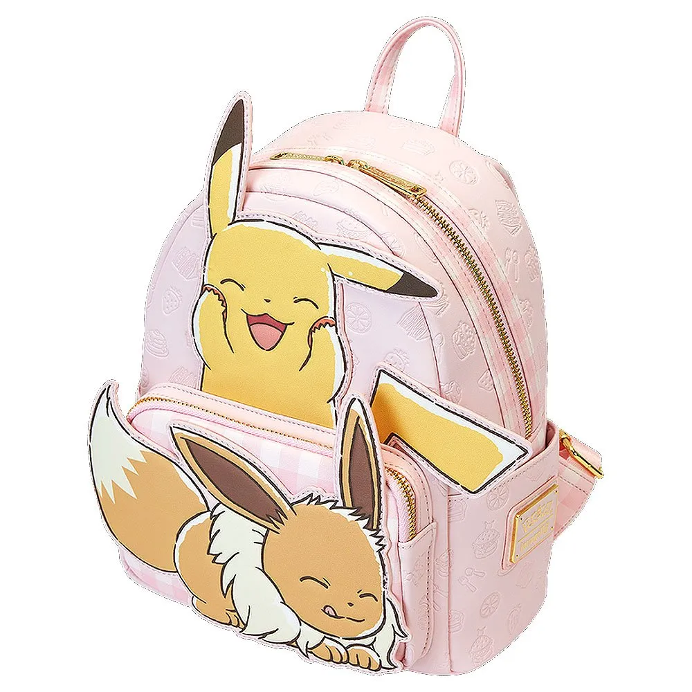 Loungefly x Pokémon Café Pikachu & Eevee Mini Backpack