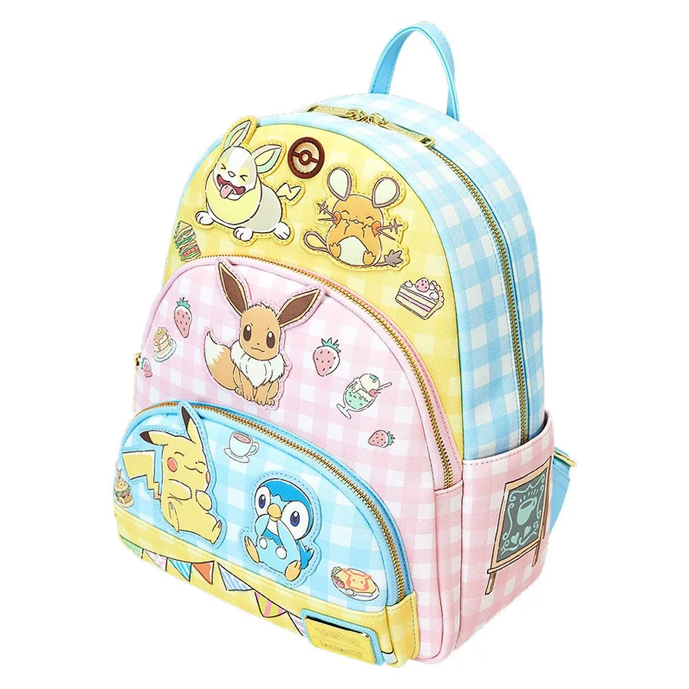Loungefly x Pokémon Café Triple Pocket Mini Backpack