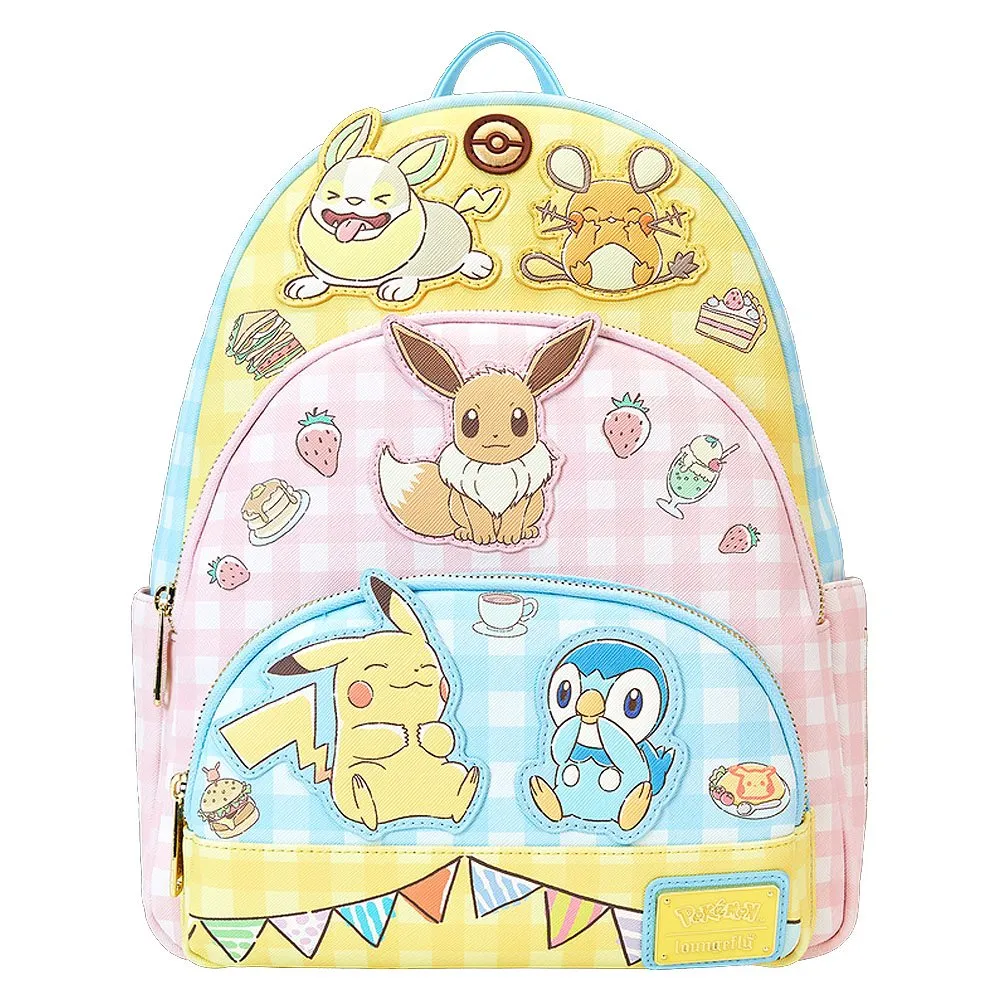 Loungefly x Pokémon Café Triple Pocket Mini Backpack