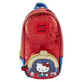 Loungefly x Sanrio Hello Kitty 50th Anniversary Coin Bag Metallic Stationery Mini Backpack Pencil Case