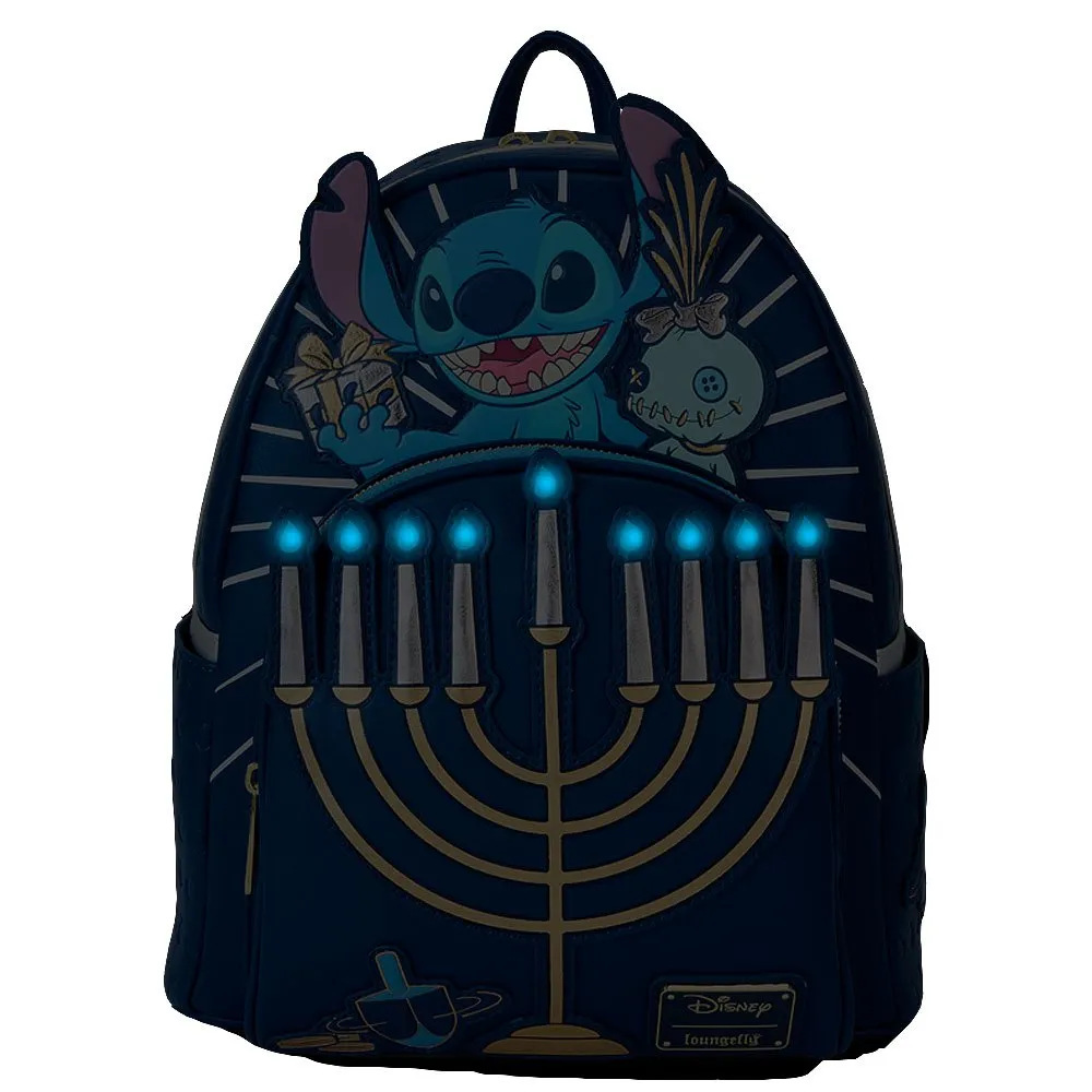 Loungefly x Stitch Hanukkah Menorah Light Up Mini Backpack