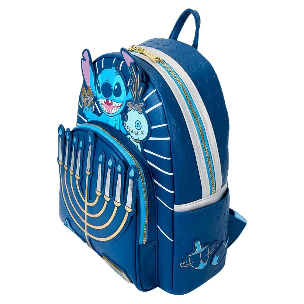 Loungefly x Stitch Hanukkah Menorah Light Up Mini Backpack