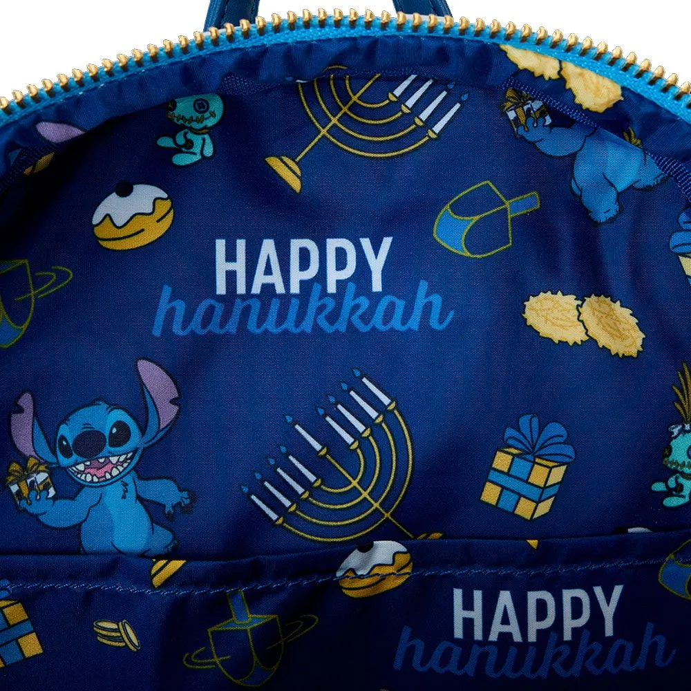 Loungefly x Stitch Hanukkah Menorah Light Up Mini Backpack