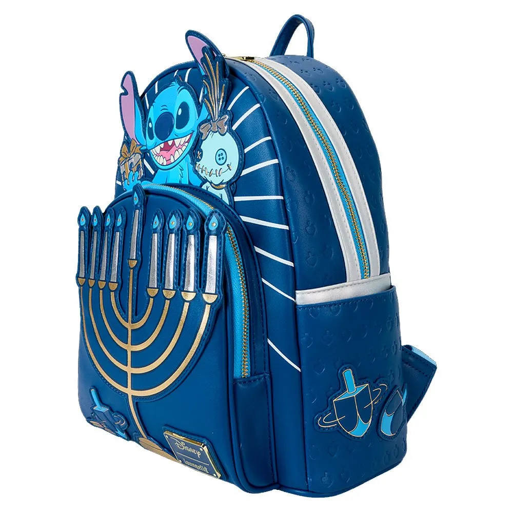 Loungefly x Stitch Hanukkah Menorah Light Up Mini Backpack