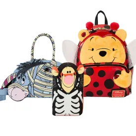 Loungefly x Winnie The Pooh Friends Cosplay Mini Backpack & CrossbodyBag & Wallet Set