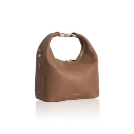 Maggie Leather Handbag - Biscotti