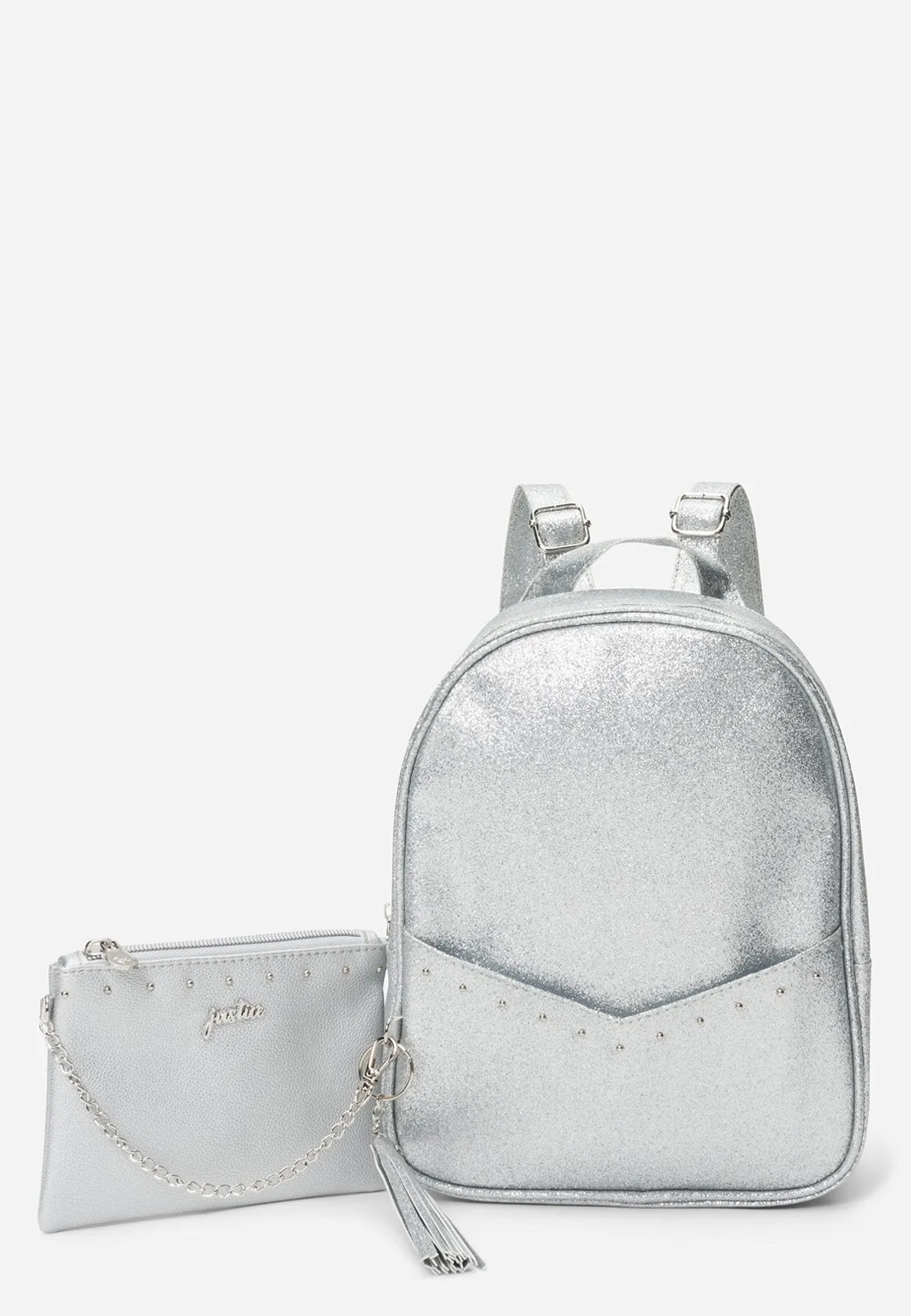 Metallic Pocket Mini Backpack