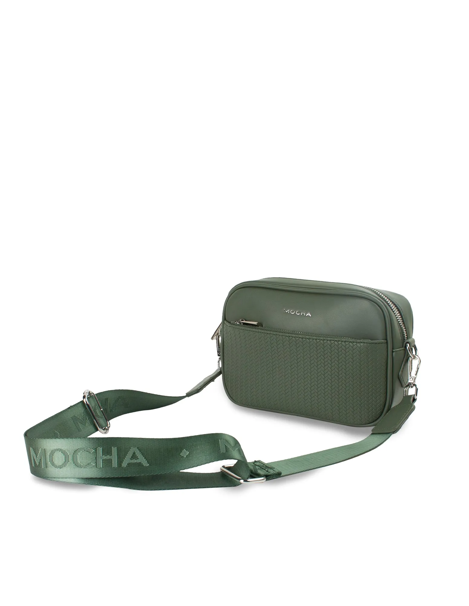 Mocha Tessa Crossbody Bag- Green