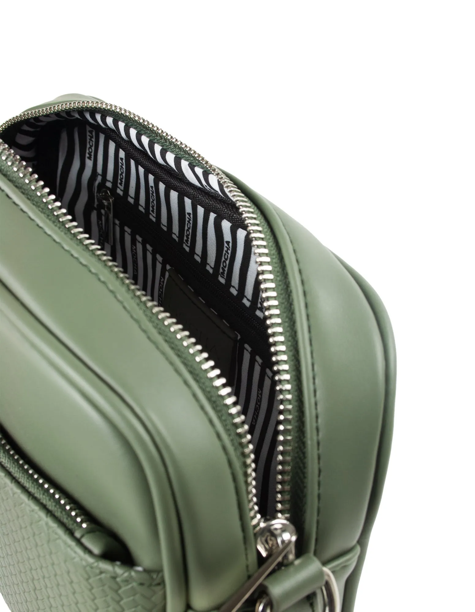 Mocha Tessa Crossbody Bag- Green