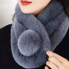 New Faux Fur Rabbit Scarf