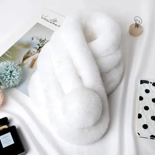 New Faux Fur Rabbit Scarf