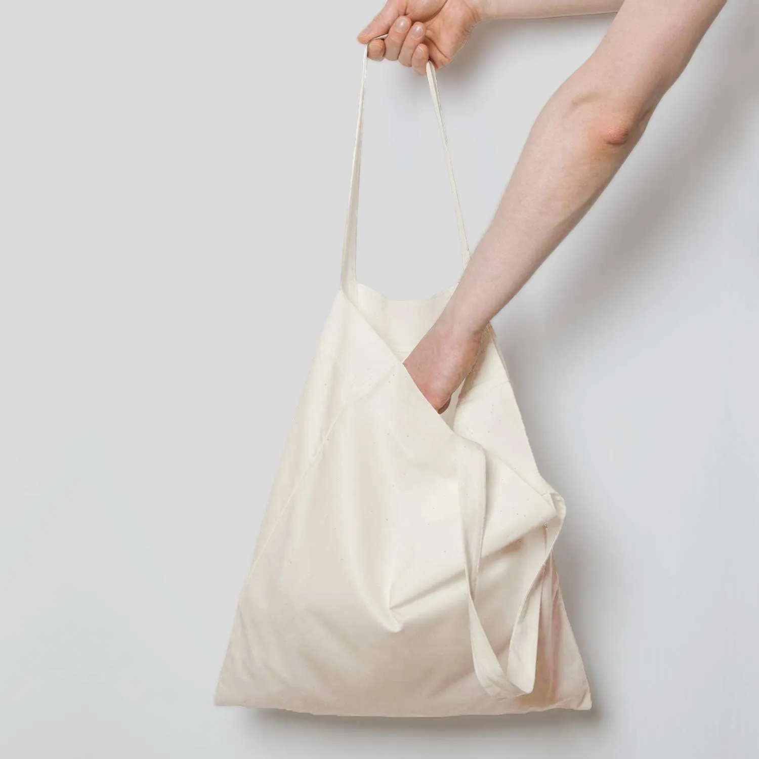 NPBAG 2 | 5 | 15 | 25 | 50 Pack 15'' X 16'' Natural Cotton Tote Bags, Lightweight Blank Bulk Cloth bags with 1pc of PTFE Teflon Sheet (2-Pack)