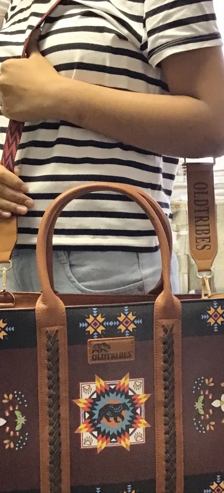 OLDTRIBES™ Yana Earth Brown Carryall