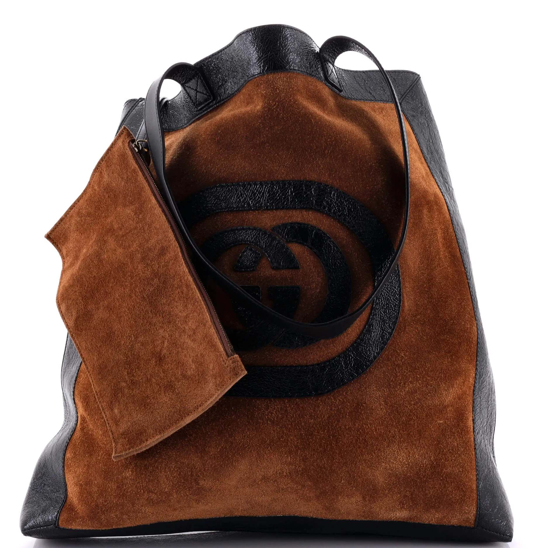 Ophidia Soft Open Tote Suede Large