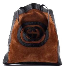 Ophidia Soft Open Tote Suede Large