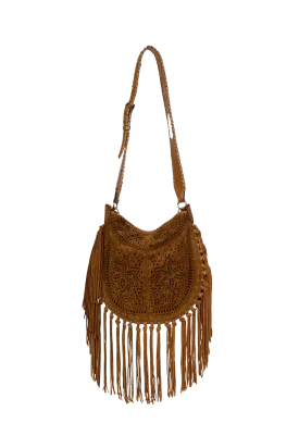 Oskan Soft Suede Shoulder Bag