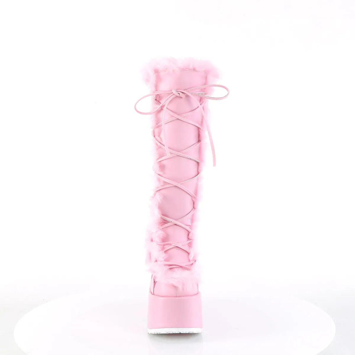 Pastel Goth Knee High Platform Boots