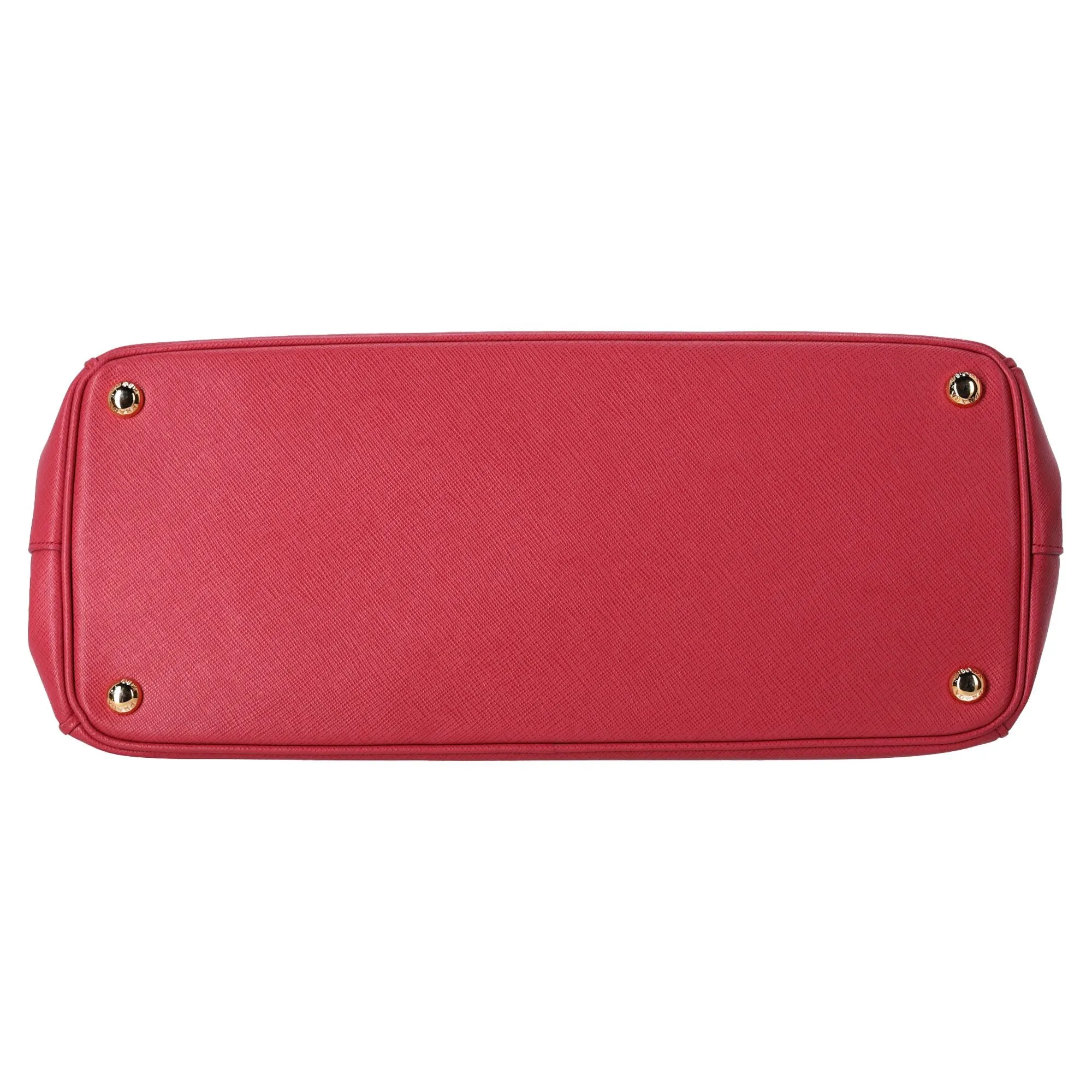 Prada Large Galleria Hand Bag in Pink Saffiano Leather