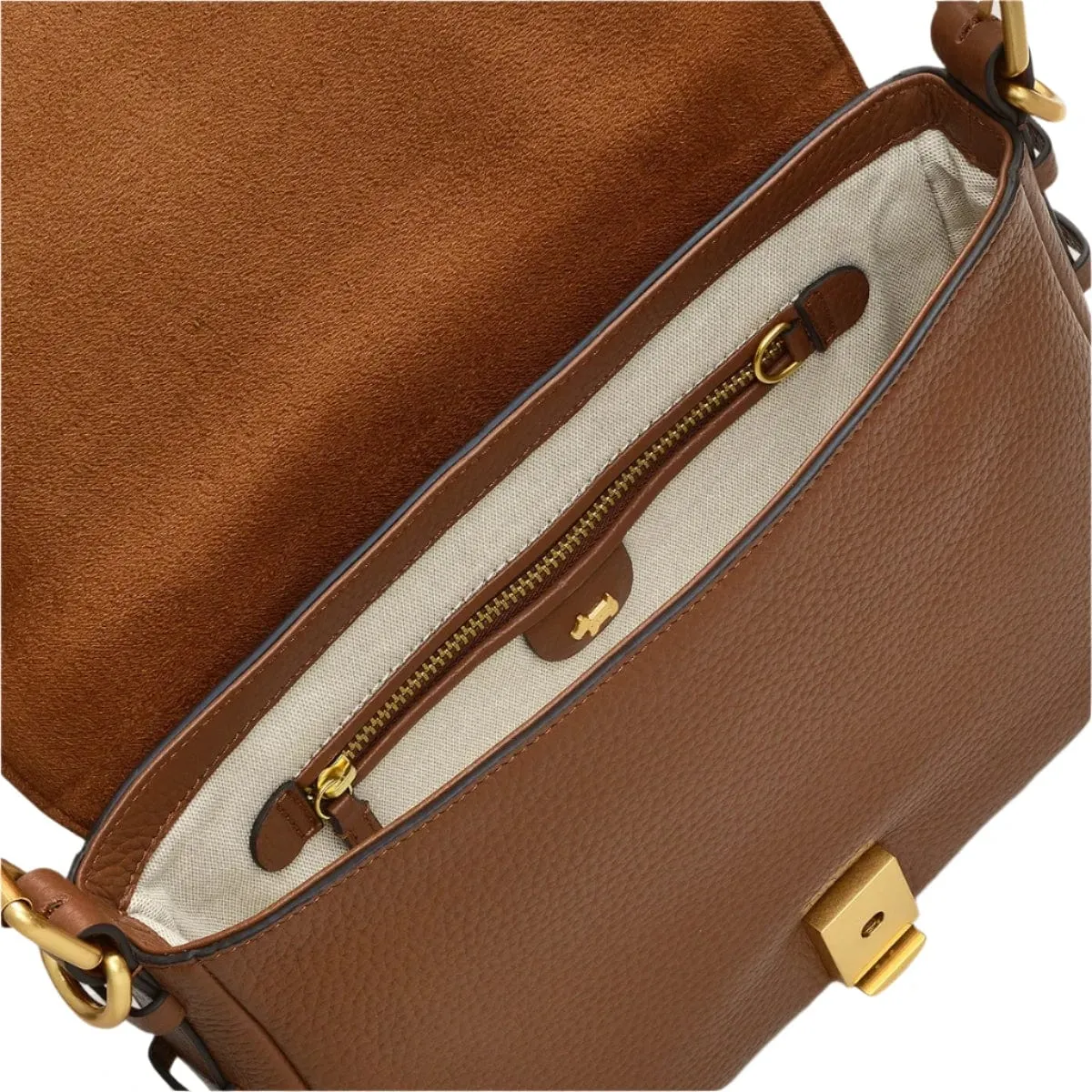 Radley Radley Graffton Street Small Flapover Crossbody in Saddle