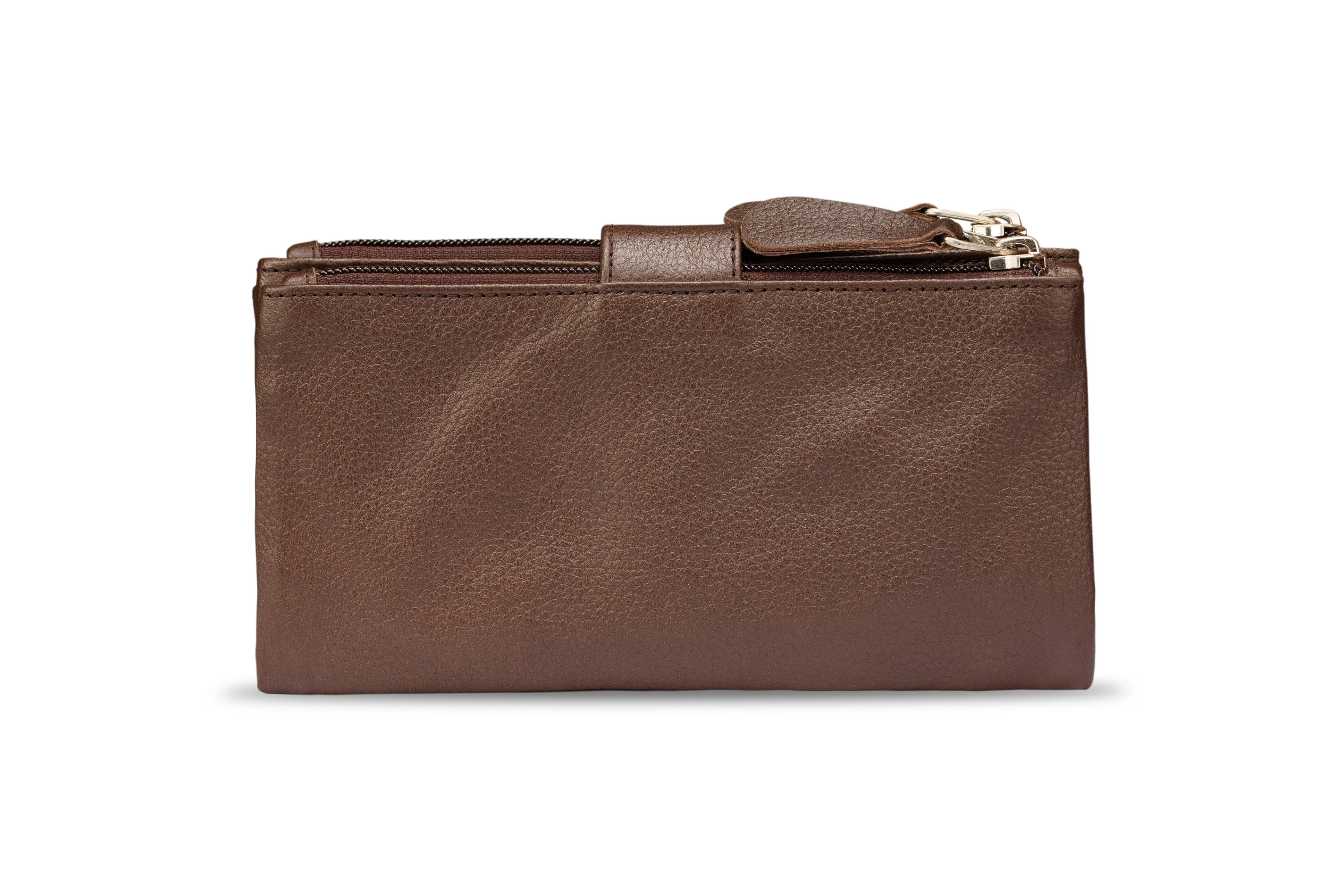 Real Leather Brown Ladies Purse