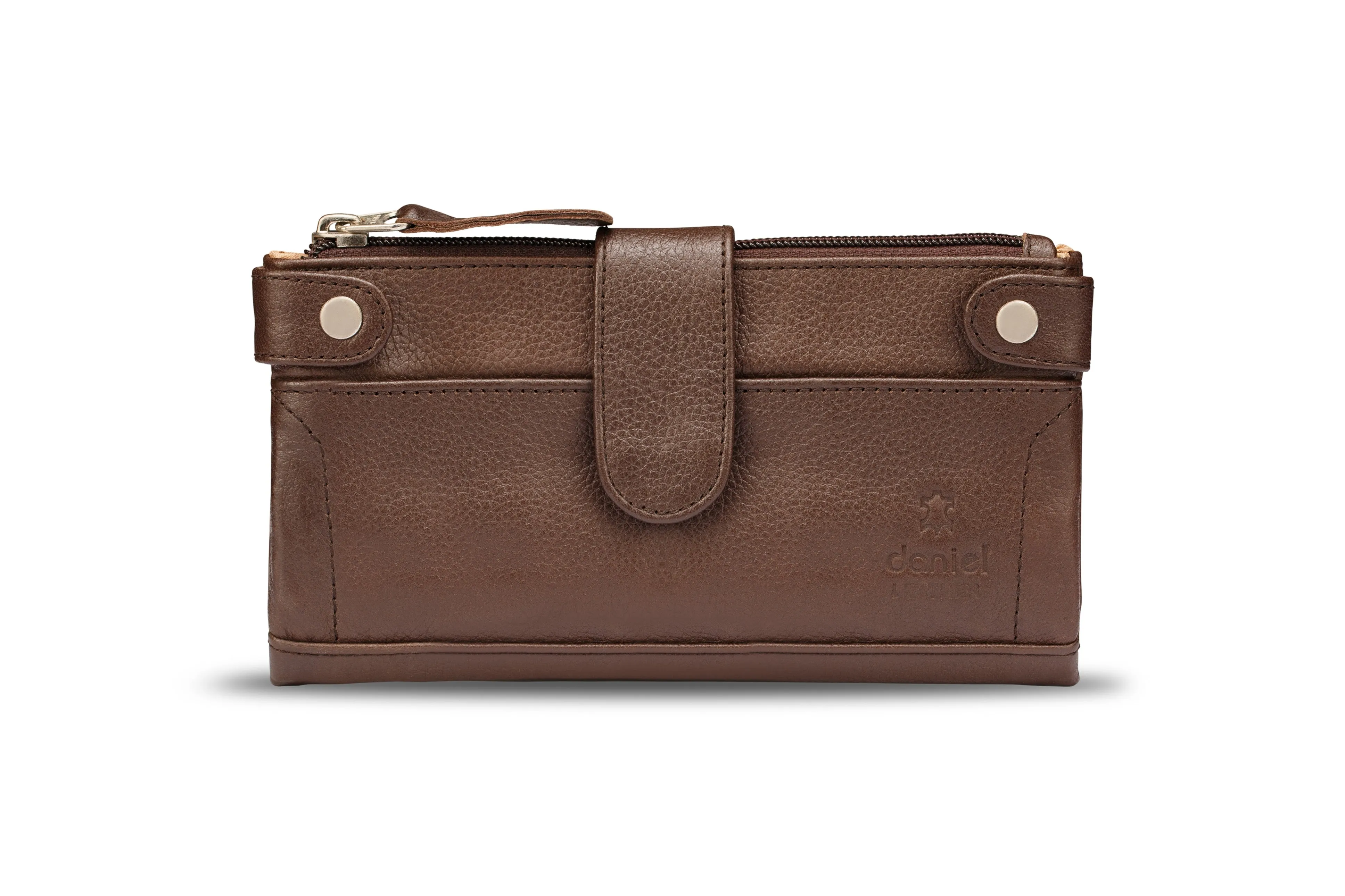 Real Leather Brown Ladies Purse
