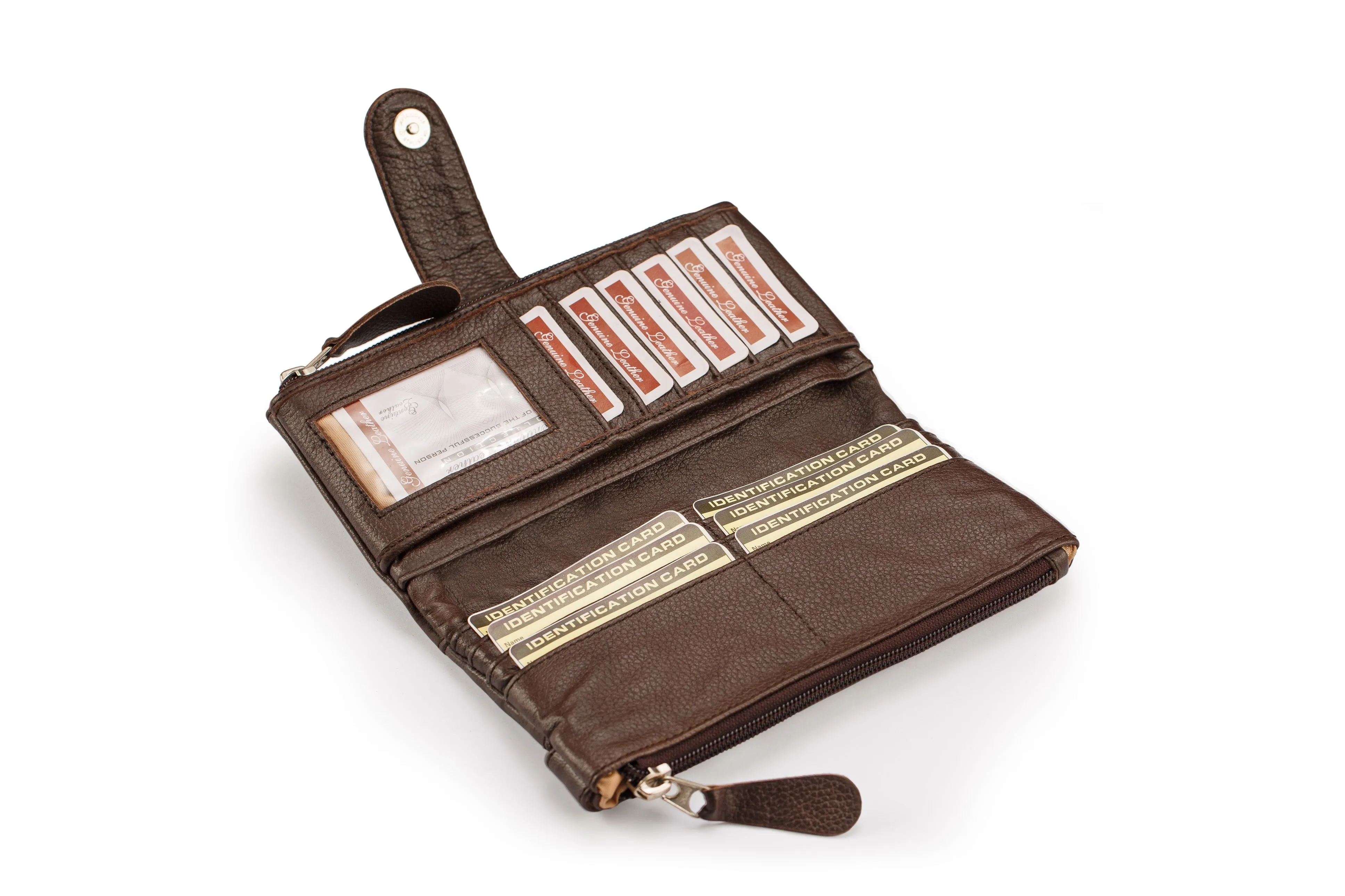 Real Leather Brown Ladies Purse