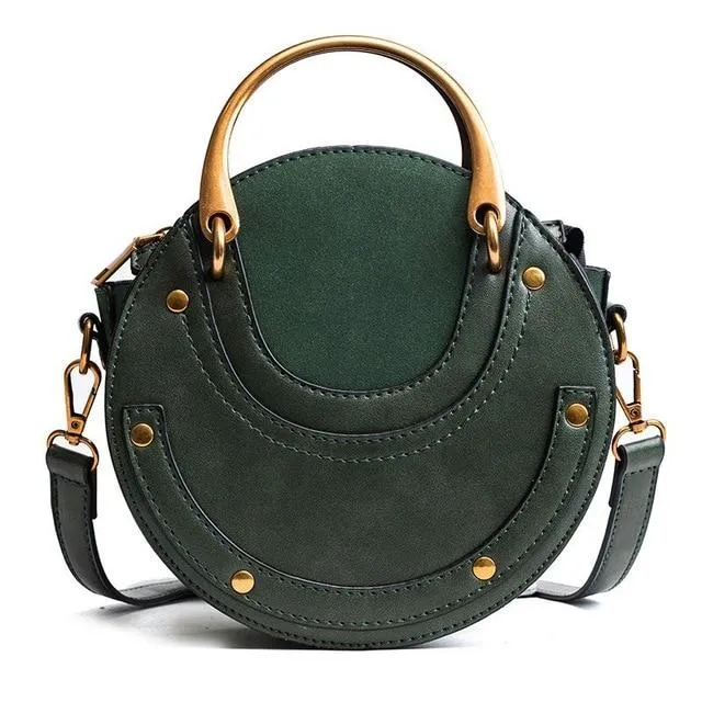 Retro Vintage Style Round Classic Shoulder Bag