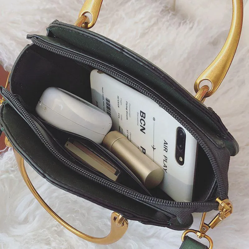 Retro Vintage Style Round Classic Shoulder Bag