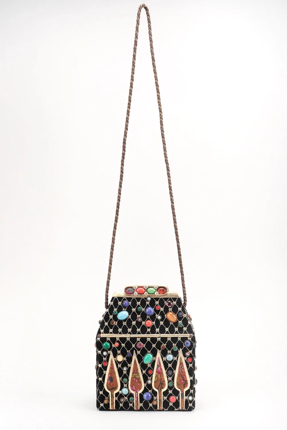 Royal Jeweled Box Bag
