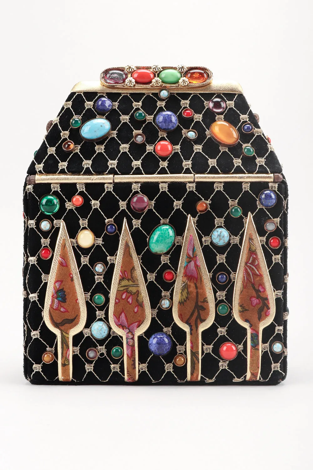 Royal Jeweled Box Bag