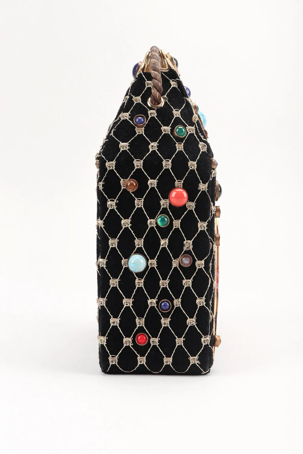 Royal Jeweled Box Bag
