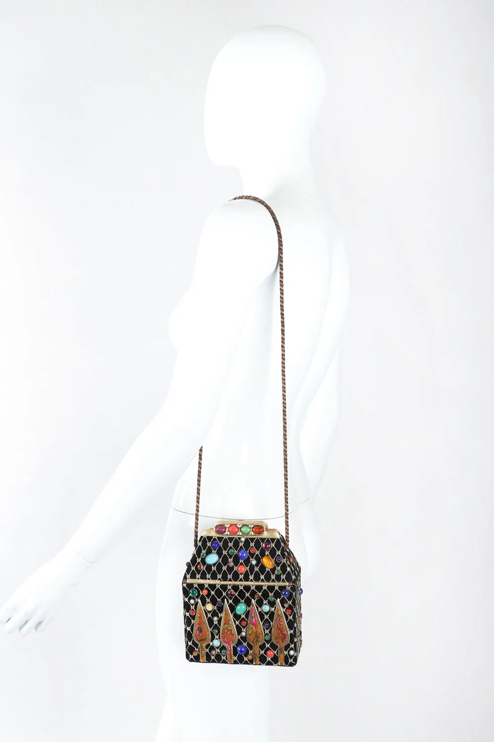 Royal Jeweled Box Bag