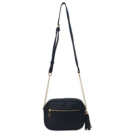SALE! Navy Chic Faux Leather NGIL Crossbody Bag