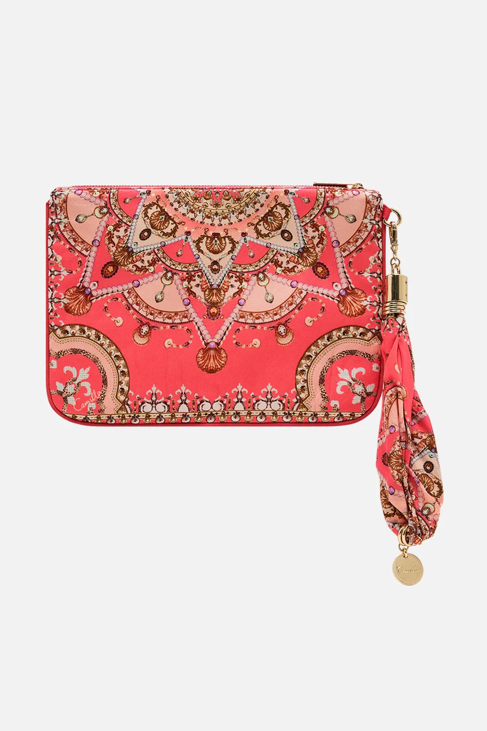 SCARF CLUTCH SHELL GAMES