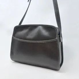 SECOND, Retro Crossbody, prototype Napa Latigo in Lead
