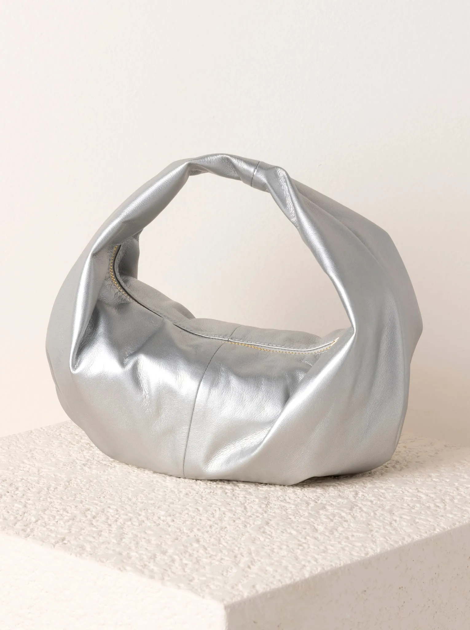 Shiraleah Milano Mini Hobo, Silver