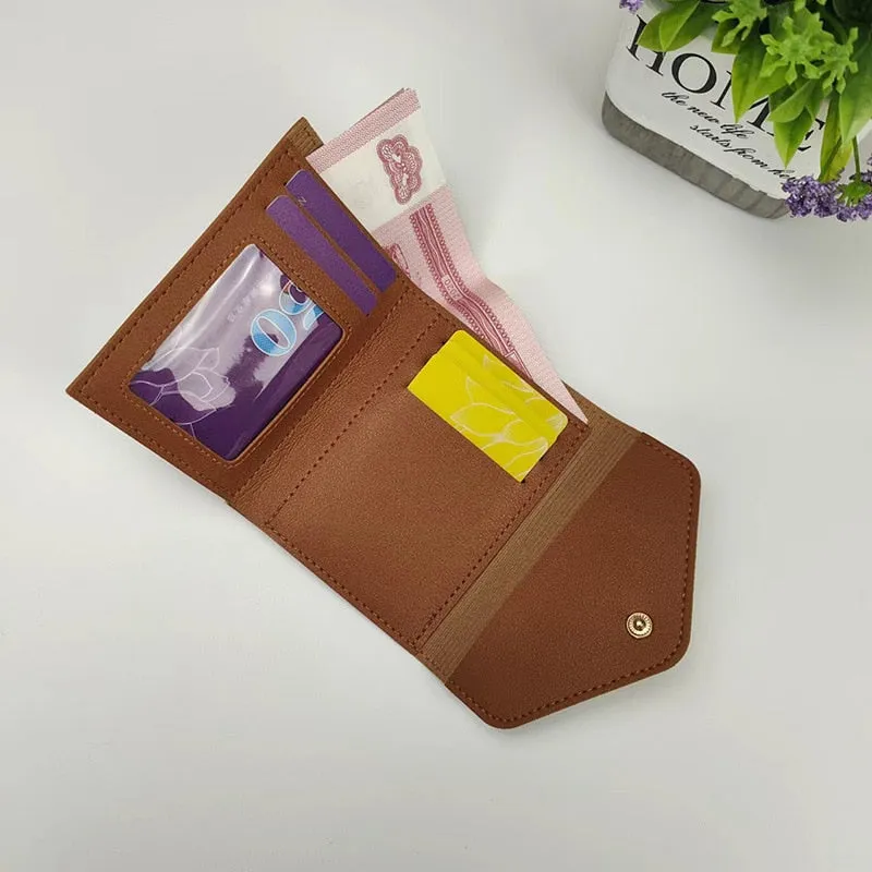 Small and Compact Tri-fold Mini Purse Wallets
