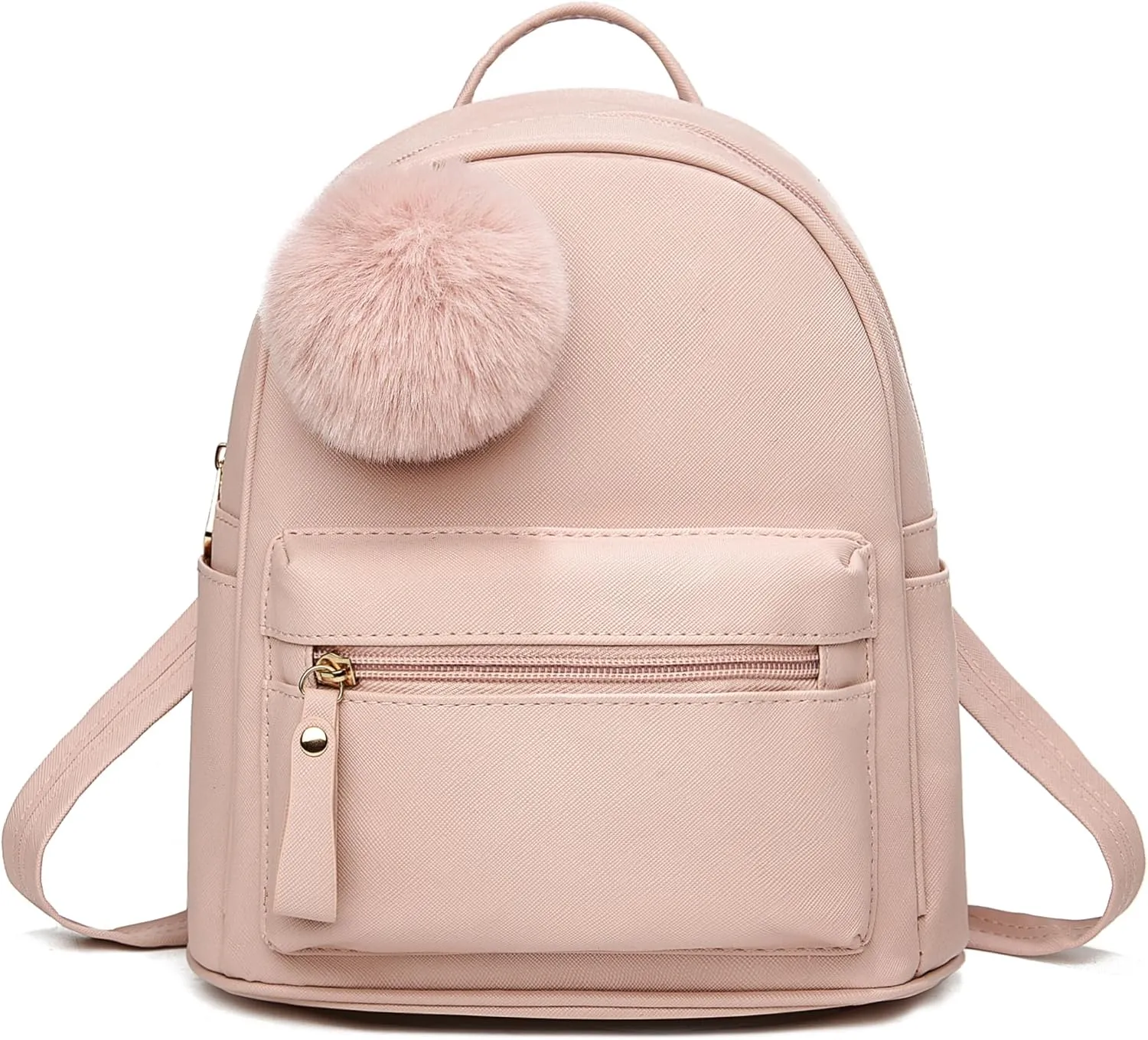 Small Backpack Purses for Women Mini Backpacks for Girls Kids PU Leather School Bookbags with Panda Coin Purse Set