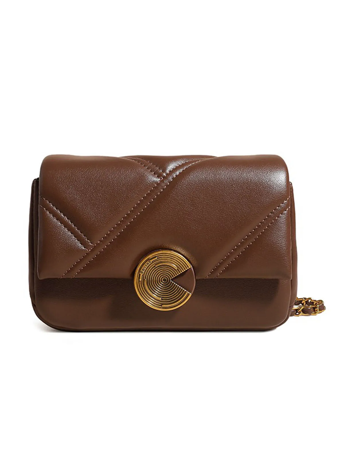 Smting | quilted chain bag with Disc Lock