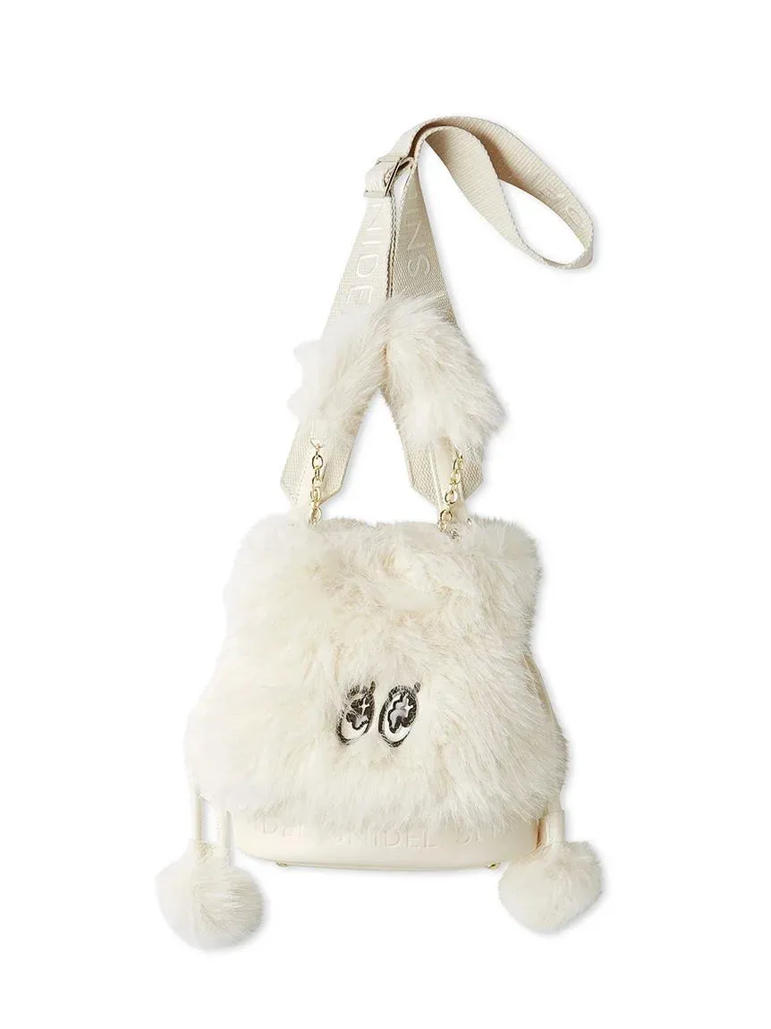 SNaMON Fluffy Faux Fur Shoulder Bag