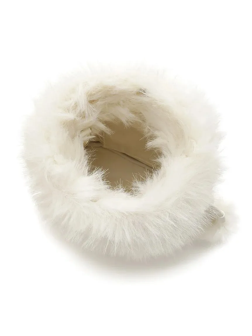 SNaMON Fluffy Faux Fur Shoulder Bag