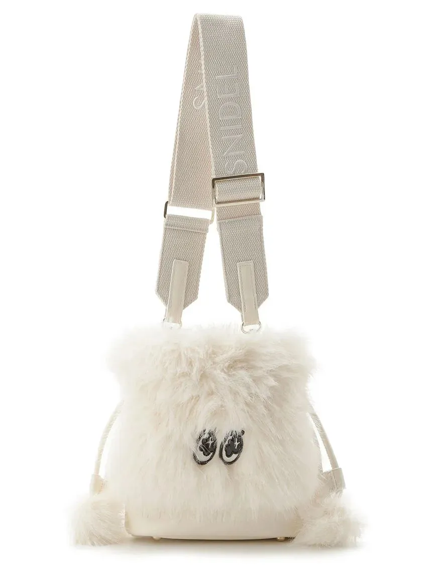 SNaMON Fluffy Faux Fur Shoulder Bag