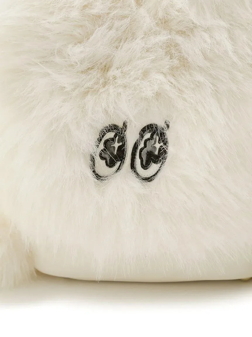 SNaMON Fluffy Faux Fur Shoulder Bag