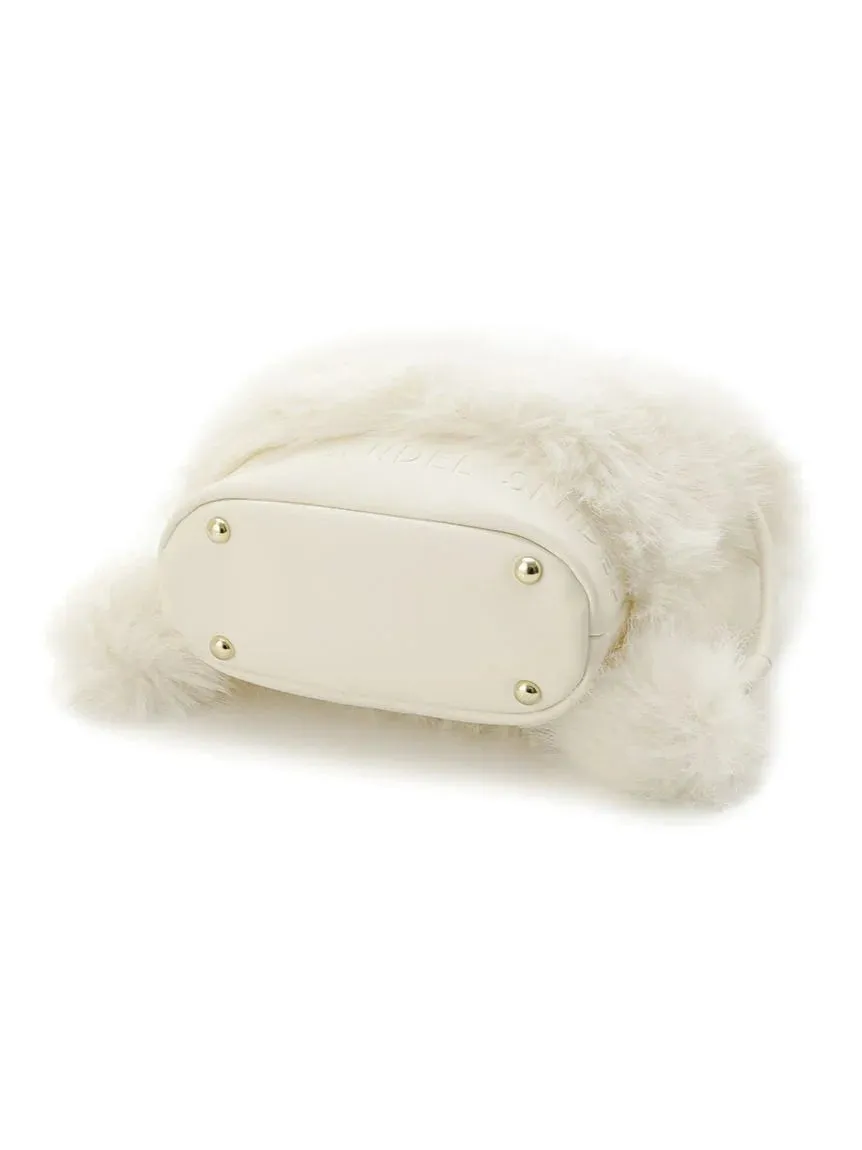 SNaMON Fluffy Faux Fur Shoulder Bag